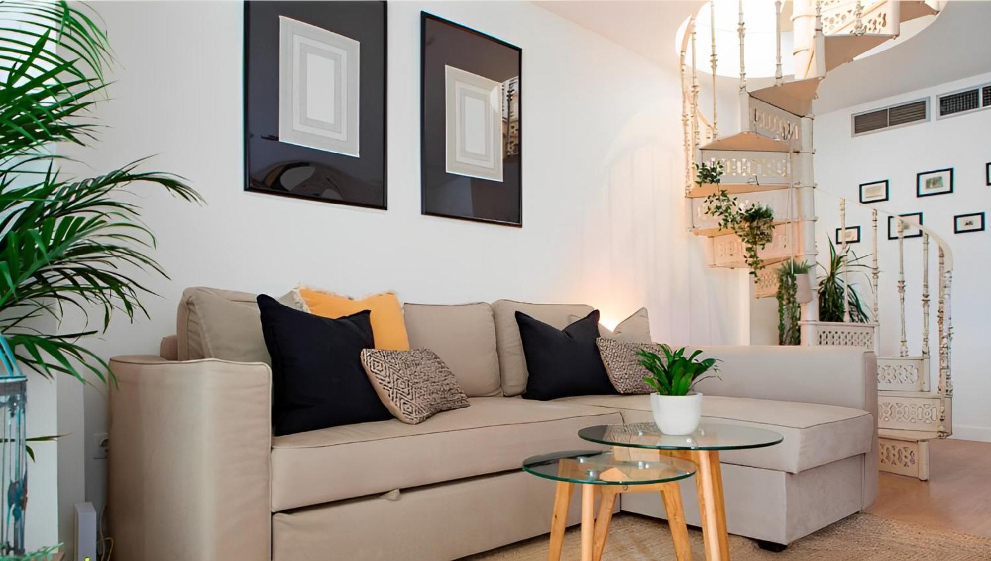 Sol Y Malaga - Designer Duplex Con Terraza Y Parking Apartment Exterior photo